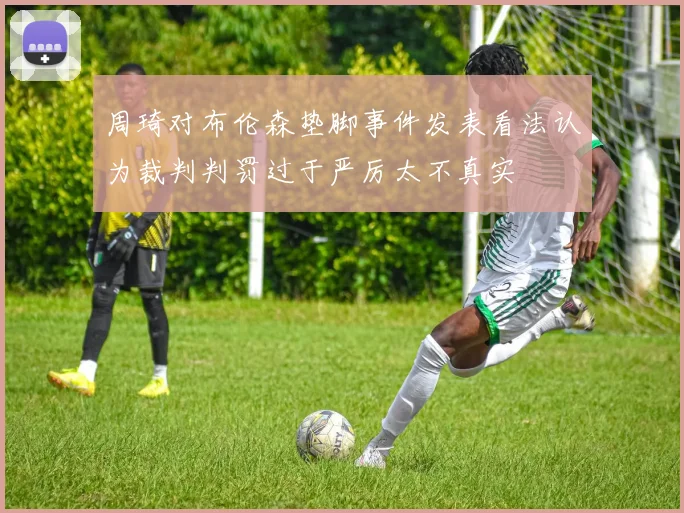 周琦对布伦森垫脚事件发表看法认为裁判判罚过于严厉太不真实